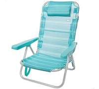 AKTIVE - Chaise Pliante, Multi-Position et en Aluminium Bleu Clair