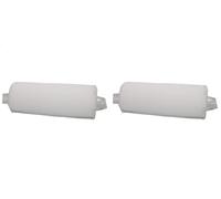 AKTIVE Coussin pour Chaise de Plage Amovible Blanc, Dimensions 35 x 14 x 5 cm, Accessoires de Plage, Articles de Plage, Oreiller Portable Amovible pour chaises de Plage (62664) (Lot de 2)