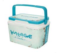 AKTIVE Glacière Rigide de Plage 5 l, Style Classique, Plastique résistant, Isolation en polyuréthane supérieure, maintient Le Froid jusqu'à 15 h, Couvercle avec Fermeture sécurisée, Design dans des