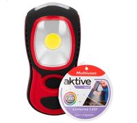 AKTIVE -Lampe de Poche LED Magnetica Tech avec Crochet 3 Couleurs Sdos Baby 13736