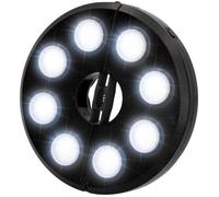 Aktive Lampe Led Noire Pour Parapluie Extérieur 200 Lumens