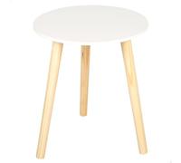 AKTIVE Max Home Table d'appoint Ronde 35 x 40 cm, Poids Maximum 5 kg, Tables Basses, Pieds en Bois, Effet Naturel, Design Moderne, pour Salon, Chambre, entrée (18499)