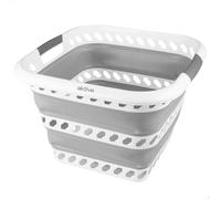AKTIVE Panier Pliable 40 litres, Format Carré, 49X48X33 cm, Pliage Compact, sans Bpa, Boîte de Rangement Portable, Panier à Linge Pliable, pour la Maison, Le Camping et Les Pique-Niques (63115)