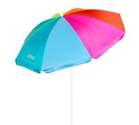 AKTIVE Parasol, Ø180 cm, avec Filtre UV50 Protection, Mât Ø22-25 mm, Comprend Sac de Transport, Parasol Pliable, Imprimé Multicolore, Beach