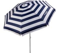 AKTIVE Parasol de Plage, Ø180 cm, avec Filtre UV50 Protection, Mât Ø22-25 mm, Comprend Sac de Transport, Parasol Pliable, Imprimé Marinière