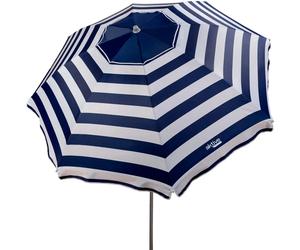 Aktive Parasol De Plage Windbreaker Beach Umbrella 8 Rods 220 Cm Marine
