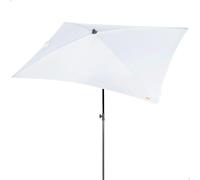 AKTIVE Parasol rectangulaire blanc, 180 x 120 cm, UV30, balcon (62515)