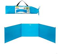 AKTIVE Brise-Vent de Plage Pliable 200X75, 85 cm, Tissu Imperméable, Protection UV30, Comprend des Tiges Métalliques et Un Sac de Transport, Montage Facile, Idéal pour Le Camping