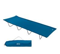 Aktive Steel Lightweight Folding Camping Bed Bleu