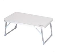 AKTIVE Table Basse Pliable, 56 x 34 x 24 cm, Couleur Beige, avec butées Anti-retournement, Plateau MDF, Structure Acier, Charge 20 kg, Pliage Compact, Poids léger, Tables Pliantes, Plage, Camping,