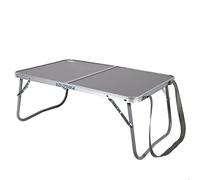 AKTIVE Table Basse Pliante, 60X40X25 cm, Anthracite, avec Serrure de Sécurité, Structure en Aluminium, Plateau en Bois MDF, Supporte 20 kg, Poignée et Sangle de Transport