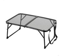 AKTIVE Table Basse Pliante Ultralégère, 60X40X25 cm, Anti-Basculement, Résistante aux Hautes Températures, Supporte 20 kg, Poignée de Transport, Verrouillage de Sécurité, Tables Pliantes