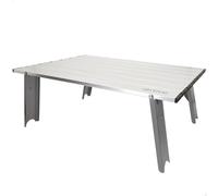 AKTIVE 63056 Table Pliante de Camping, 55 x 41 x 20 cm, Aluminium, légère et résistante, Max. 20 kg, avec Housse de Transport, avec ancrages, Enroulable, extérieur, Tables Pliantes, Camping