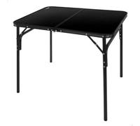 AKTIVE Table Pliante, 90X60X70 cm, Butées Antidérapantes, Plateau en MDF, Structure en Aluminium, Système de Nivellement Intégré, Supporte 30 kg, Poids Léger, Tables Pliantes, Camping, Plage (63054)