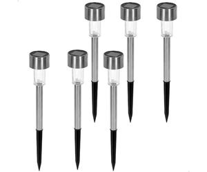 AKTIVE Table redonde pliante de jardin en métal