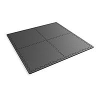 AKTIVE Tapis de Gymnastique Puzzle Fitness, Antidérapant, 60x60x1 cm, Noir