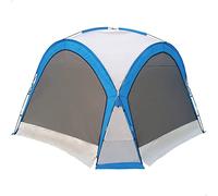 AKTIVE Tente, 350X350X260 cm, 4-6 Personnes, 12 Piquets Inclus, Armatures en Fibre de Verre, Tissu Polyester 190T, Protection UV, Colonne d'eau 800 mm, Poids 7 kg, Moustiquaire (52896)