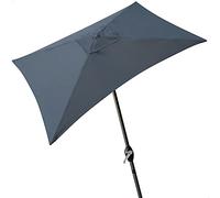 AKTIVE Tente Coupe-Vent Plage, 3 Personnes, Abri de Plage en Polyester, Imperméable, Montage Facile, Sac de Transport, 200 x 125 x 120 cm, Bleu et Orange