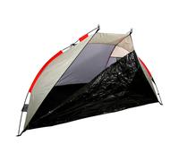 AKTIVE Tente de Plage, Tente Pop-Up, Tente de Plage Protection UV50, 200X100X90 cm, Capacité 2 Personnes, Grise, avec Sac de Transport, Plage