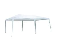 Aktive Tonnelle En Plastique, 300 X 600 X 255 Cm, Tube Acier 24/18/18 Mm, Blanc - 53992 Multicolore