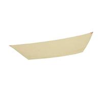 AKTIVE Voile d'Ombrage Rectangulaire 300X200 cm Beige, Tissu Polyester 160 g, M², Protection Solaire pour Jardin ou Terrasse, Cordes de Fixation Incluses, Anneaux Métalliques