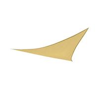 AKTIVE Voile d'Ombrage Triangulaire 360X360X360 cm Beige pour Jardin ou Terrasse, Polyester 160 g, M², Protection Solaire UV50, Livré avec 3 Cordes de Fixation, Installation Facile et Rapide (61015)