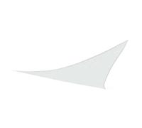 AKTIVE Voile d'Ombrage Triangulaire 500X500X500 cm Vert, Tissu Polyester 160 g, M², Protection Solaire pour Jardin ou Terrasse, 3 Cordes de Fixation et Anneaux Métalliques Inclus