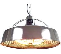 Aktobis chauffage de plafond, chauffage de balcon, chauffage de tente WDH-210S (gris argenté + jusqu'à 2.100 watts + faible éblouissement)