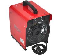 Aktobis Chauffage électrique de chantier WDH-BGP03 - Contrôle du gel, avec soufflerie intégrée et une puissance de chauffage max. de 3 kW