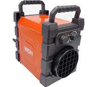 Aktobis Professionnels Chauffages de chantier Soufflerie de chauffage WDH-BGP03Pro avec protection contre les projections d'eau (IP24) et une puissance de chauffage de 3.000 watts (3 kW) !