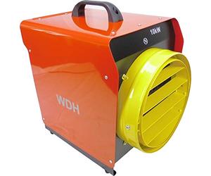 Aktobis Soufflerie de chauffage à courant fort WDH-BGP10S (400 V / 16 A) avec raccord de tuyau (Ø 30 cm) et une puissance de chauffage de 10.000 W (10 kW)!