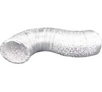 Aktobis Tuyau flexible en tissu d'aluminium très robuste | 6 m, Ø 30 cm | -30 °C à +150 °C, très résistant | convient aux systèmes de ventilation, hottes aspirantes, sèche-linge et climatiseurs