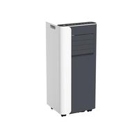 Aktobis WDH-AC016 Climatiseur mobile 3 en 1 avec Wi-Fi, refroidissement, déshumidification et ventilation, pour 12 à 18 m², silencieux et économe en énergie (R290 anthracite/blanc