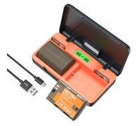 AKTTKA Batterie LP-E6 (2 * 3000mAh) avec Charge Rapide 20W et Étui de Stockage - Compatible avec Canon LP-E6/LP-E6N et EOS 5D Mark II/III/IV, 6D, 6D Mark II, 7D, 7D Mark II, 60D, 70D, 80D, 90D