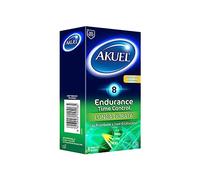 AKUEL Endurance Time control (8 pièces) | préservatif retardateur compatible avec notre lubrifiant