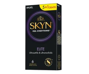 Akuel Skin Elite Préservatifs Sans Latex 6uts