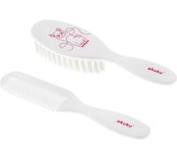 Akuku Brosse bébé Peigne Set Lama Antistatique Poils doux Soin confort