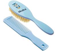 AKUKU Brosse et peigne pour hibou bleu, 1 pièce
