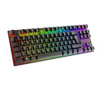 Akuma - Clavier Gaming à Membrane SHÔNEN T02 TKL 88 Touches Rétroéclairées LED RGB Programmable - Filaire USB - AZERTY Français - Compact sans Pavé Numérique
