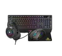 AKUMA combo gaming SENAI C01 4 en 1 clavier souris casque tapis