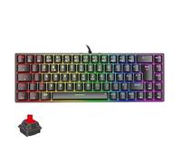 Akuma Meka T01 - Clavier mécanique Gaming 69 Touches - Switchs Rouges linéaires - RGB Personnalisable - Anti-ghosting - Compatible Windows/PS/Xbox