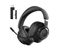 Akuma SEINEN H06 WL Casque Gamer sans Fil - Son 3D Surround, Bluetooth 5.3 + 2.4GHz + Jack 3.5mm | Micro ENC Détachable | Autonomie 30h | Confort Mousse Mémoire - Casque Gaming PC PS4 PS5 Xbox