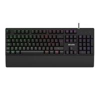 AKUMA SHÔNEN K02 Clavier Gamer RGB Filaire - AZERTY Français, 26 Touches Anti-Ghosting, Repose-Poignet Magnétique, USB, Macros Programmables, Silencieux, Compatible PC PS4 PS5 Xbox Mac