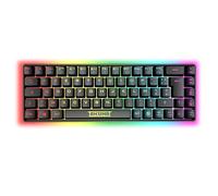 Akuma Shonen T03 - Clavier Gaming 65% TKL AZERTY FR - RGB Programmable, 19 Anti-Ghosting, Membrane Silencieuse - USB pour PC/PS4/PS5