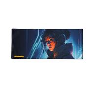 AKUMA - Tapis de Souris Gaming Cyber P02 - Grand Format XXL 900 x 400 mm - Base en Caoutchouc Naturel Antidérapante - Surface Tissu Haute Précision et Vitesse