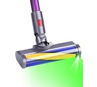 Akunsz Brosse de Rechange pour Aspirateur Dyson V15 V11 V10 V8 V7 - Tête de Brosse avec Lumière Laser Verte et Rouleau Souple pour Sols Durs, Parquet et Surfaces Lisses