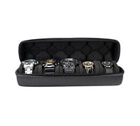 Akura Boîte de rangement 5 montres avec coussin éponge pour 5 montres (Noir)