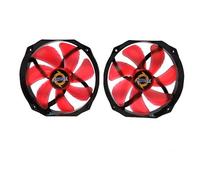Akust 140 mm Lame 120 mm Cadre 2 à roulement à billes PWM ventilateur de refroidissement 2 pcs