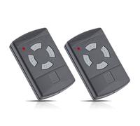 AKVF Lot de 2 Telecommande pour Hörmann 40,685MHz Boutons Gris Compatible avec Hormann HSM4-40 HSE2-40 HS4-40 HSE4-40 Télécommande Porte de Garage