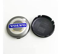 AKXBEFU 4 pièces Cache-Moyeux pour Volvo S60 S80 S90 XC60 XC90 XC40 64mm, Centre de Jante Capuchons, Cache Moyeu Centre de Roue, Bouchon de Jante, Enjoliveur de Voiture